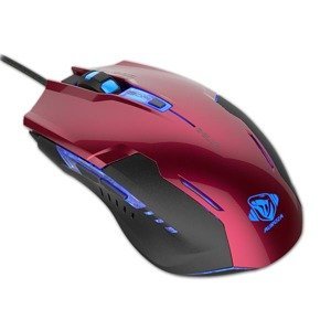 E-blue myš Myš Auroza G, 3000Dpi, červená