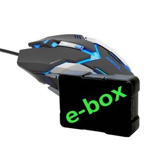 E-blue myš Myš Auroza Gaming, černá 49551