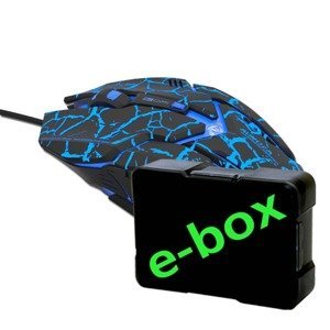 E-blue myš Myš Auroza Gaming, černá 49543