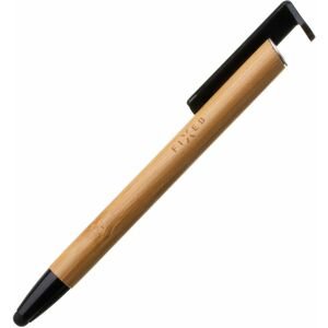 Propiska 3v1 se stylusem a stojánkem Fixed Pen, antibakteriální povrch, bambusové tělo