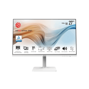 Msi Lcd monitor monitor Modern Md271pw, 27"/1920 x 1080 (FHD)/IPS/5ms/1000:1/250cd / m2/ Hdmi/usb C/bílá