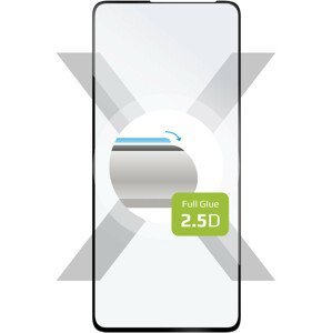 tvrzené sklo pro mobilní telefon Ochranné tvrzené sklo Fixed Full-cover pro Samsung Galaxy M53 5G, lepení přes celý displej, černé
