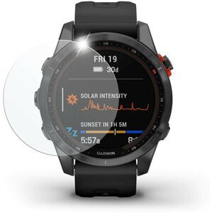 tvrzené sklo pro mobilní telefon Ochranné tvrzené sklo Fixed pro smartwatch Garmin Fénix 7 42mm, 2ks v balení, čiré