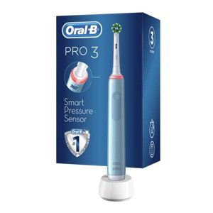 Oral-b elektrický zubní kartáček Pro 3 3000 Cross Action Blue