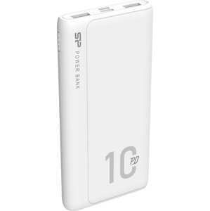 Silicon Power powerbanka Qp15 Powerbank External battery 10000 mAh 2x Usb Qc 3.0 1x Usb-c Pd (SP10KMAPBKQP150W) White