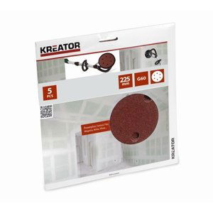 Kreator Krt232004 5ks Brusný kotouč 225mm G60