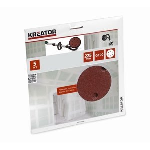 Kreator Krt232006 5ks Brusný kotouč 225mm G100