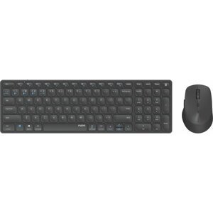 Rapoo klávesnice 9700M set klávesnice a myši šedý