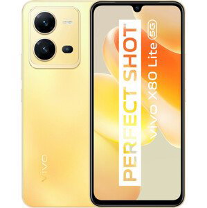 Vivo smartphone X80 Lite Sunrise Gold