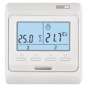 Emos termostat P5601uf Pokojový termostat pro podlahové topení drátový