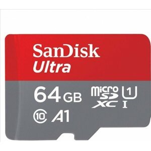 Sandisk paměťová karta Ultra microSDXC 64Gb 140Mb/s + adaptér