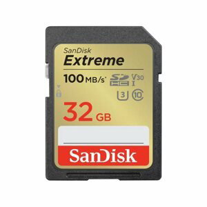 Sandisk Extreme paměťová karta Sdhc 32Gb 100Mb/s V30 Uhs-i U3