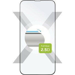 tvrzené sklo pro mobilní telefon Ochranné tvrzené sklo Fixed Full-cover pro Apple iPhone 14 Plus, lepení přes celý displej, černé