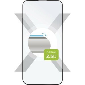 tvrzené sklo pro mobilní telefon Ochranné tvrzené sklo Fixed Full-cover pro Apple iPhone 14 Pro Max, lepení přes celý displej, černé