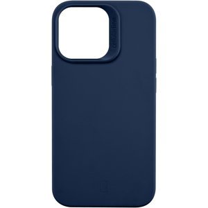 pouzdro na mobil Ochranný silikonový kryt Cellularline Sensation pro Apple iPhone 14 Pro Max, modrý