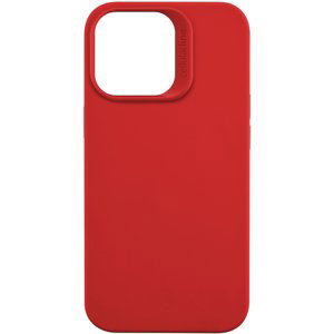 pouzdro na mobil Ochranný silikonový kryt Cellularline Sensation pro Apple iPhone 14 Pro Max, červený