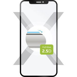 tvrzené sklo pro mobilní telefon Ochranné tvrzené sklo Fixed Full-cover pro Motorola Moto G72, lepení přes celý displej, černé