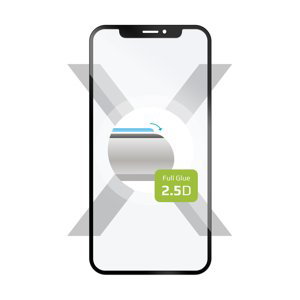 tvrzené sklo pro mobilní telefon Ochranné tvrzené sklo Fixed Full-cover pro Asus Zenfone 9, lepení přes celý displej, černé