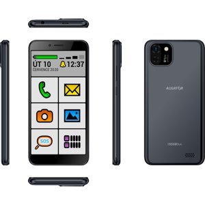 Aligator smartphone S5550 Senior Black