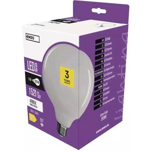 Emos Led žárovka Filament G125 11W E27