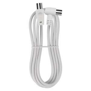 Emos koaxiální kabel Anténní koaxiální kabel stíněný 1,25m – úhlová vidlice