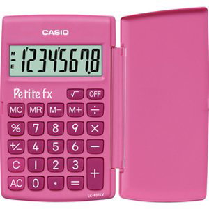 Casio kalkulačka Lc 401 Lv/ Pk pink petite Fx