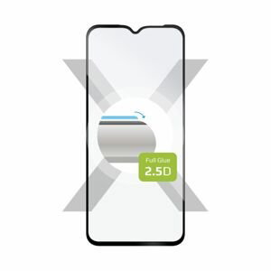 tvrzené sklo pro mobilní telefon Ochranné tvrzené sklo Fixed Full-cover pro Motorola Moto G53 5G, lepení přes celý displej, černé