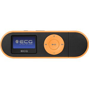 Ecg Pmp Mp3 přehrávač 20 4Gb Black&orange-roz-9066