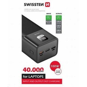 Swissten powerbanka Power Bank 40000 Mah