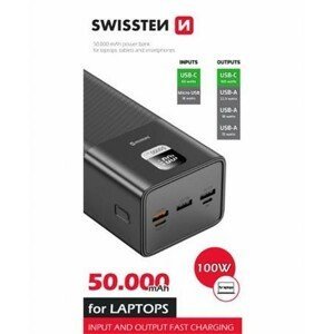Swissten powerbanka Power Bank 50000 Mah
