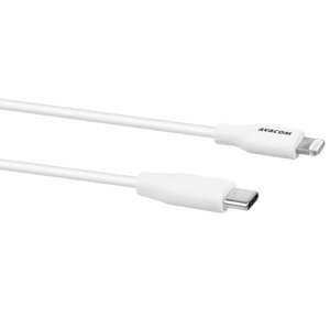 Avacom nabíječka pro mobil Mfic-40w kabel Usb-c - Lightning, Mfi certifikace, 40cm, bílá