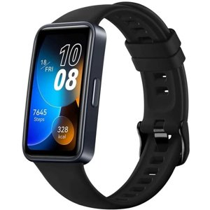 Silikonový řemínek Fixed Silicone Strap pro Huawei Band 8, černý