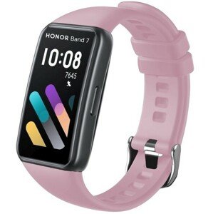 Silikonový řemínek Fixed Silicone Strap pro Honor Band 6/7, růžový