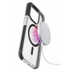 pouzdro na mobil Ochranný kryt Cellularline Tetra Force Strong Guard Mag s podporou Magsafe pro Apple iPhone 15 Pro, transparentní