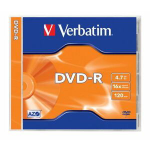 Verbatim datový nosič Dvd-r 4,7GB 16x, 1ks (43519)