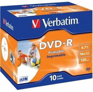 Verbatim datový nosič 43523 Dvd-r(10-pack Spindle)