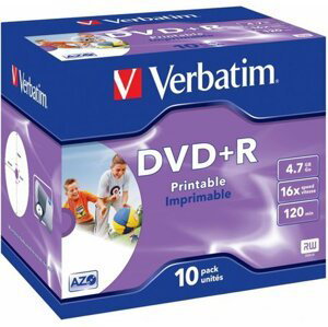 Verbatim datový nosič 43498 Dvd+r(10-pack Spindle)