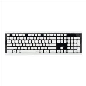 Hama klávesnice klávesnice Covo, voděodolná, kabelová, černá/bílá