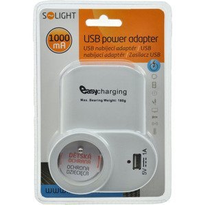 Solight nabíječka pro mobil Dc23 Usb adaptér, držák, 1000mA