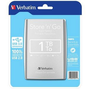 Verbatim externí paměťový disk Store'n'go 1Tb Silver (53071)