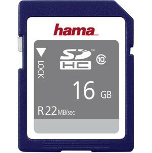 Hama paměťová karta Sdhc 16 Gb 22 Mb/s Class 10
