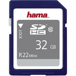 Hama paměťová karta Sdhc 32 Gb 22 Mb/s Class 10