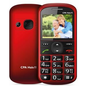 Cpa Halo mobilní telefon 11 červený s nabíjecím stojánkem