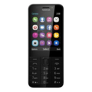 Nokia mobilní telefon 230 Ds Dark Silver