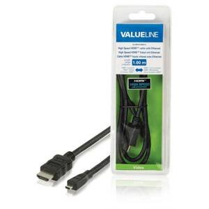 Valueline Hdmi kabel Vlvb34700b10 Hdmi-µhdmi, 1m