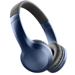 Bezdrátová sluchátka Audio Cellularline Akros, extra basy, modrá
