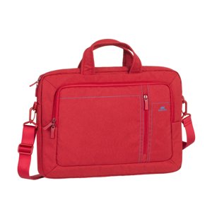 Riva Case brašna na notebook 7530 plátěná stylová taška na notebook 15.6", červená