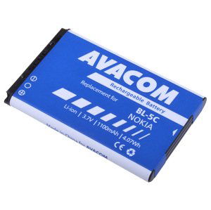 Avacom Baterie do mobilu Nokia Baterie do mobilu Nokia 6230, N70, Li-ion 3,7V 1100mAh (náhrada Bl-5c)