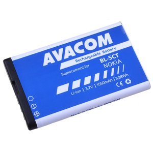 Avacom Baterie do mobilu Nokia Gsno-bl5ct-s1050a Li-ion 3,7V 1050mAh - neoriginální - Baterie do mobilu Nokia 6303, 6730, C5, Li-ion 3,7V 1050mAh (náh
