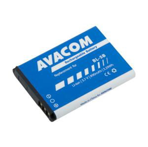 Avacom Baterie do mobilu Nokia Gsno-bl5b-s890 Li-ion 3,7V 890mAh - neoriginální - Baterie do mobilu Nokia 3220, 6070, Li-ion 3,7V 890mAh (náhrada Bl-5